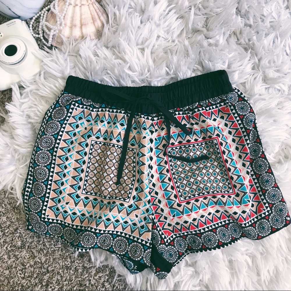 Aztec Printed Shorts